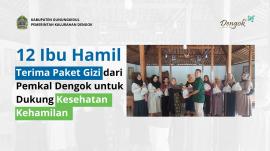 12 Ibu Hamil Terima Paket Gizi dari Pemkal Dengok untuk Dukung Kesehatan